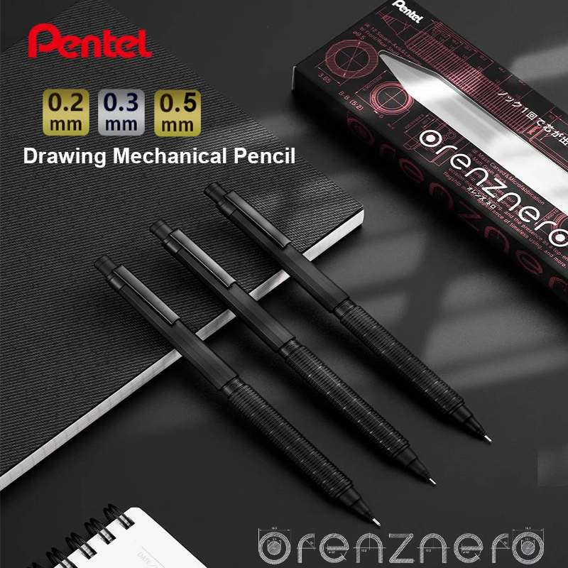Pentel Pen Energel - Pentel Professional Pencil ORENZNERO 0.2|0.3|0.5mm Low