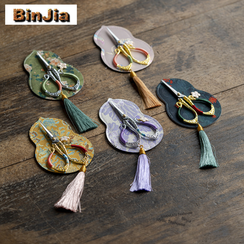 Scissors Stainless Craft - Stainless Steel With Tassels Tea Bags