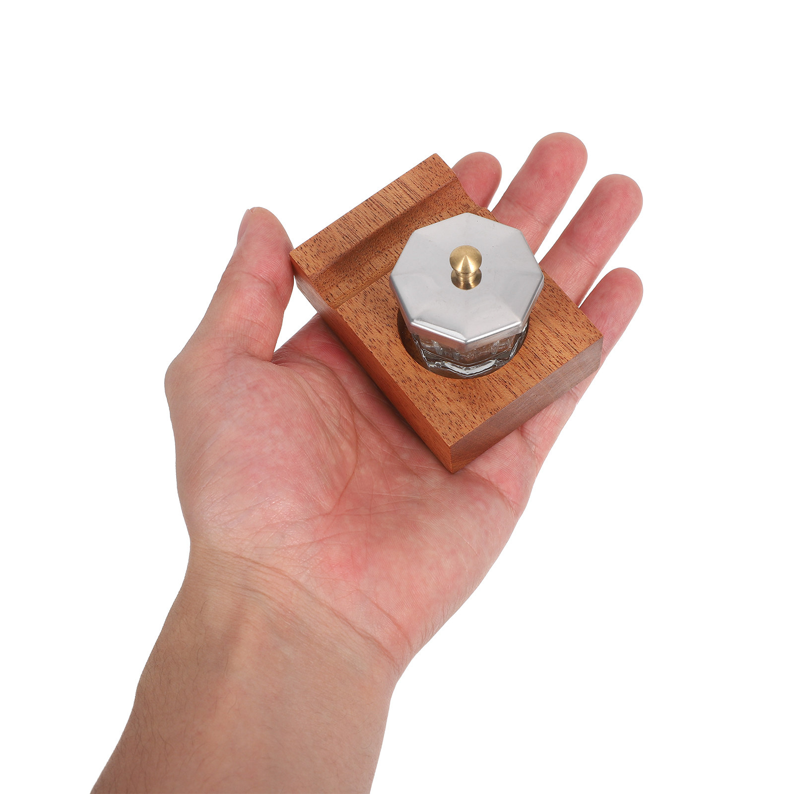 Calligraphy Ink Bottle - 1Set Wooden Pen Stand Calligraphy Dip
