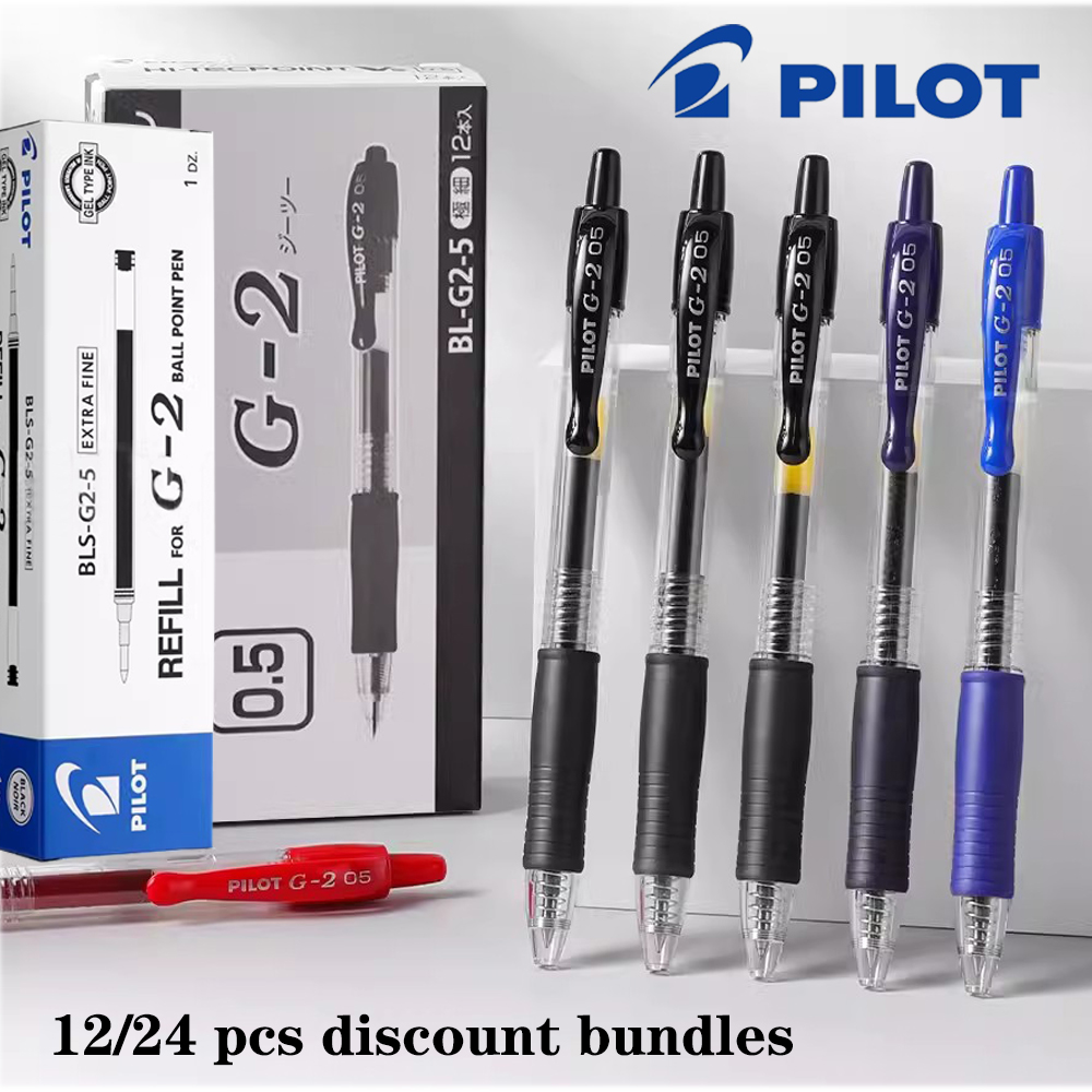 12/24Pcs Genuine PILOT Gel Pen - Pilot Pen G2 ulasan dan harga
