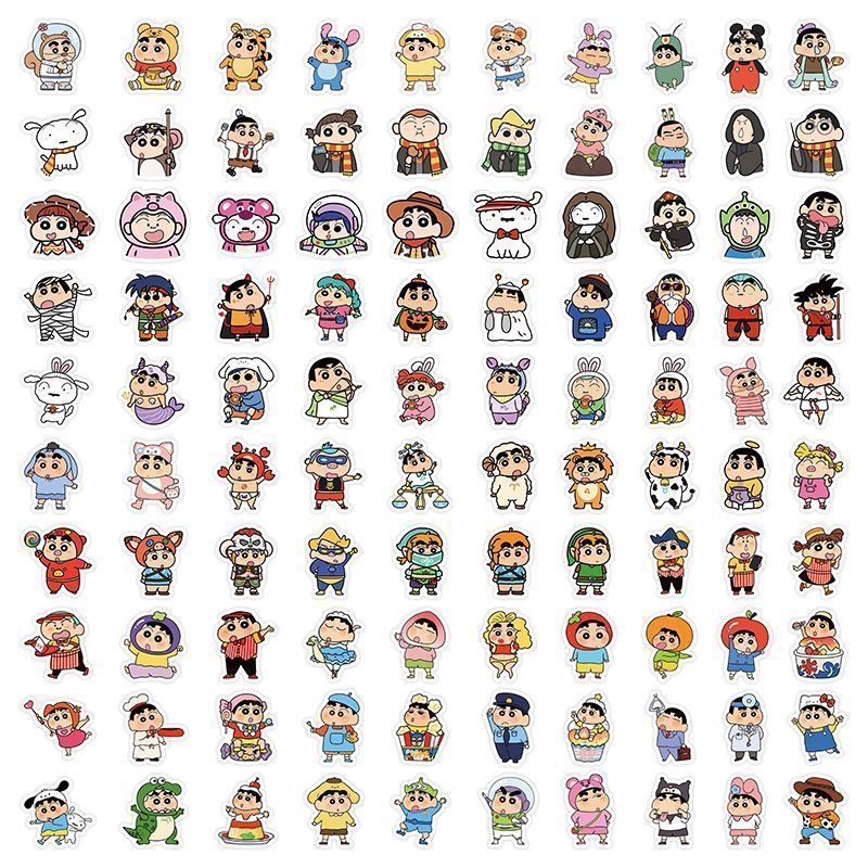 Crayon Shin-chan Cartoon Cute  - Cardstock Paper Pack ulasan dan harga