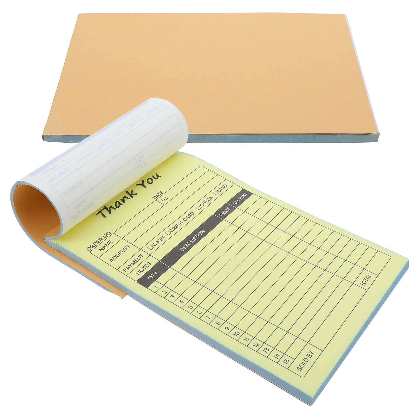 2Pcs Carbon Copy Receipt Book  - Carbon Copy Book ulasan dan harga