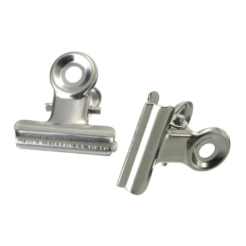 Affordable 10 Pcs Silver Tone  - Binder Clip Assorted ulasan dan harga