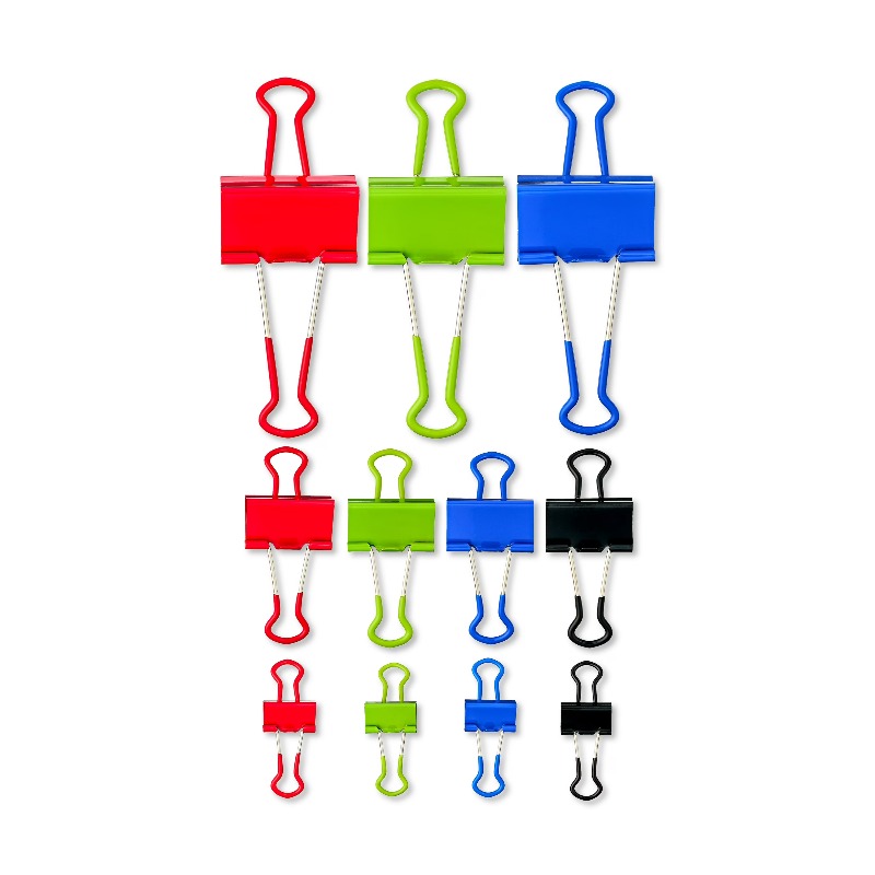 Grip Binder Clips, Assorted Co - Binder Clip Assorted ulasan dan harga