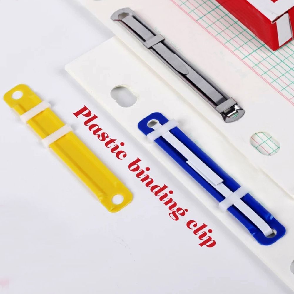 50 PCs/Set File Paper Fastener - Binder Clip Assorted ulasan dan harga