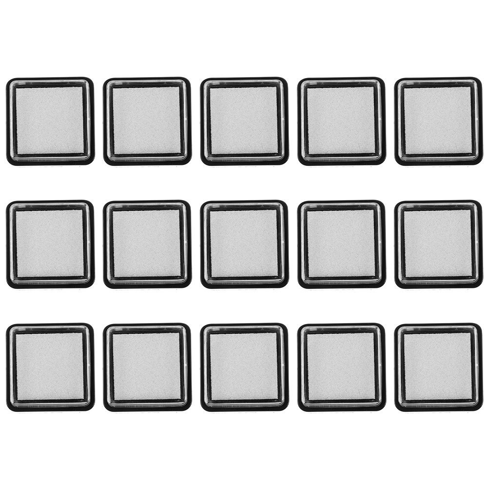 15pcs Ink Pads Ink Pads Blank  - Self Inking Stamp ulasan dan harga