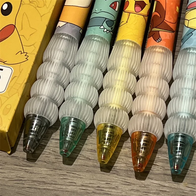 5pcs Pikachu Gel Pen Set Pokem - Gel Ink Pen Set ulasan dan harga