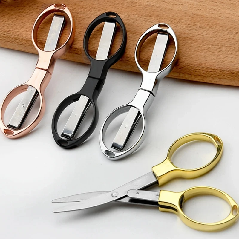 Mini Foldable Scissors Plastic - Scissors Stainless Craft ulasan dan harga