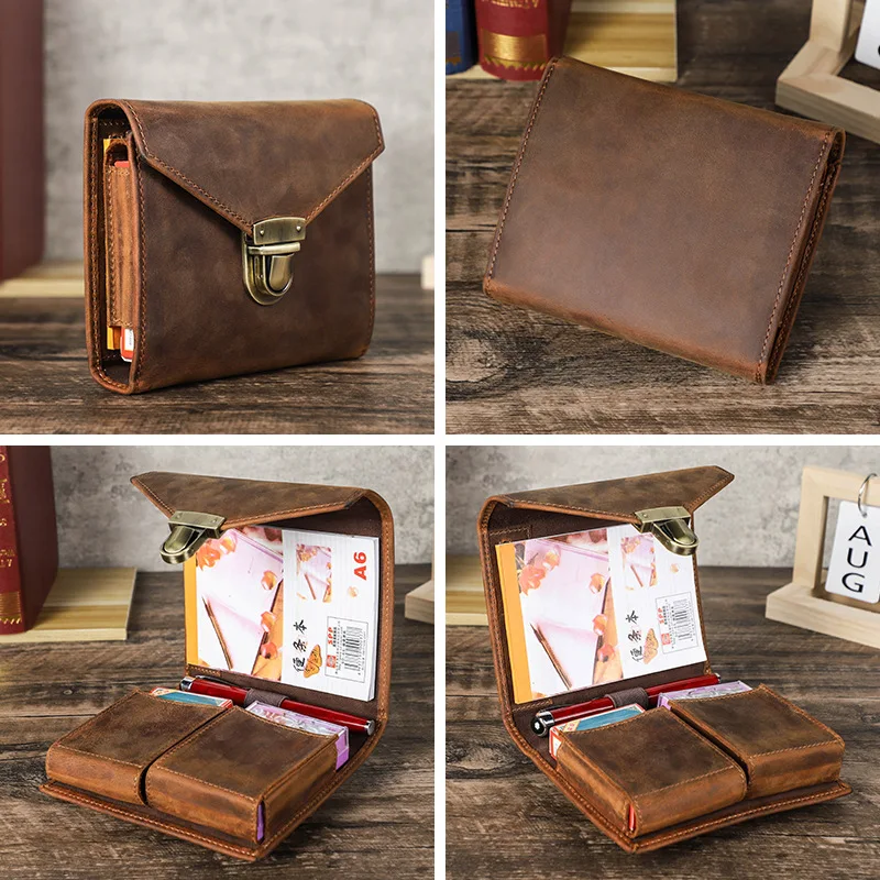 Luxury Retro Leather Notebook  - Office Stationery Supply Business ulasan dan harga