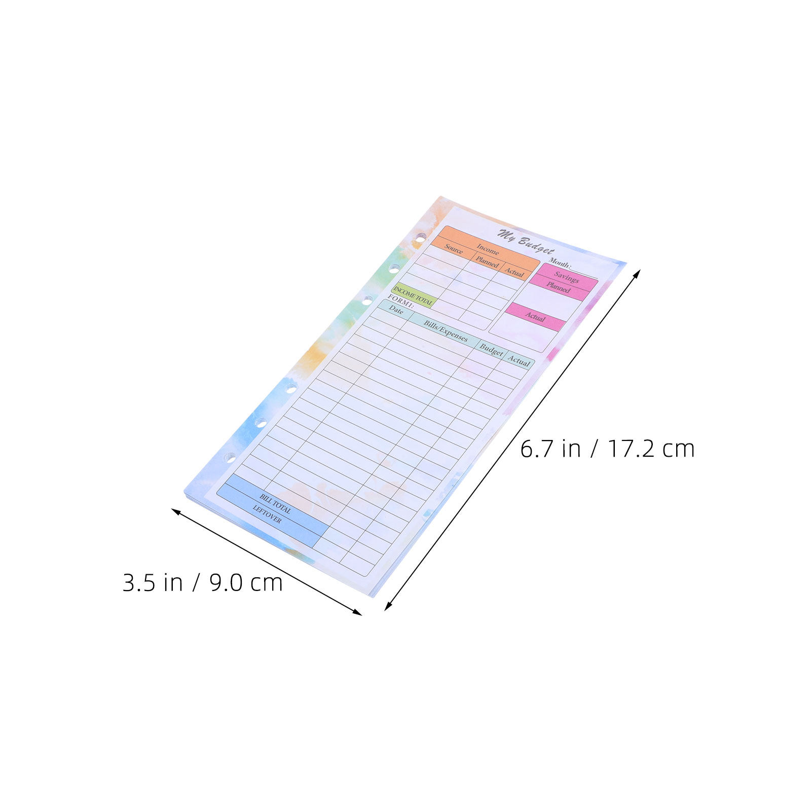 28Sheets A6 Planner Refillable - Planner Weekly Budget ulasan dan harga