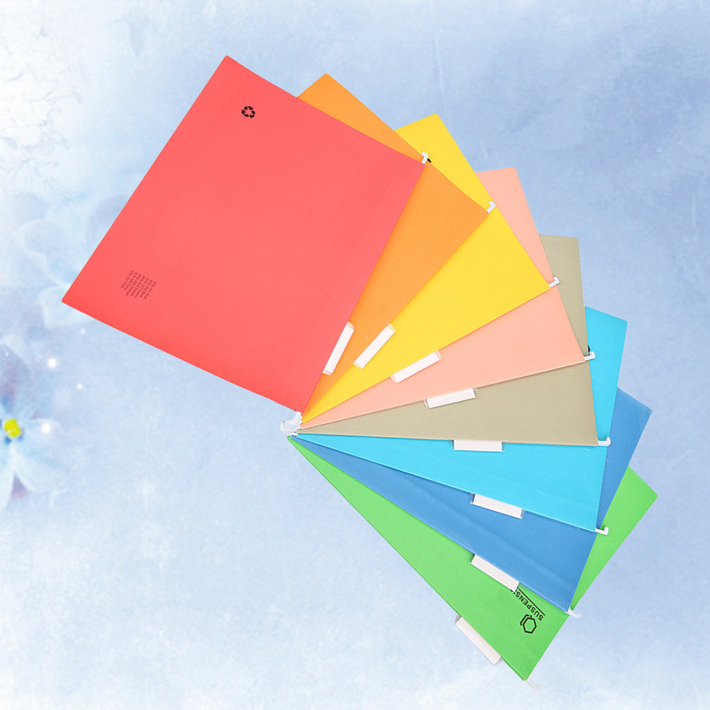 8Pcs Bright Color Hanging File - File Folder Hanging ulasan dan harga