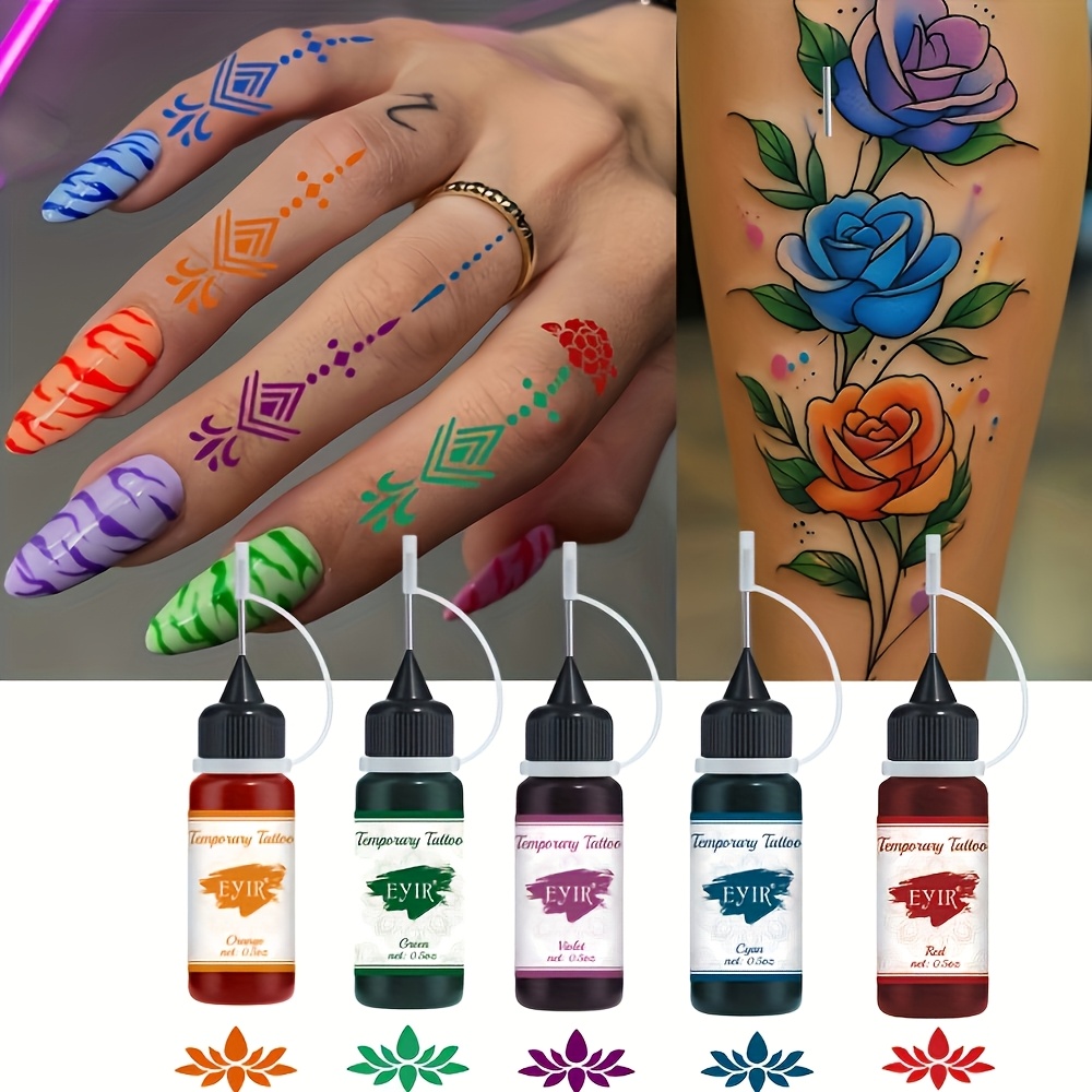 12 Colors Temporary Tattoo Gel - Gel Ink Pen Set ulasan dan harga