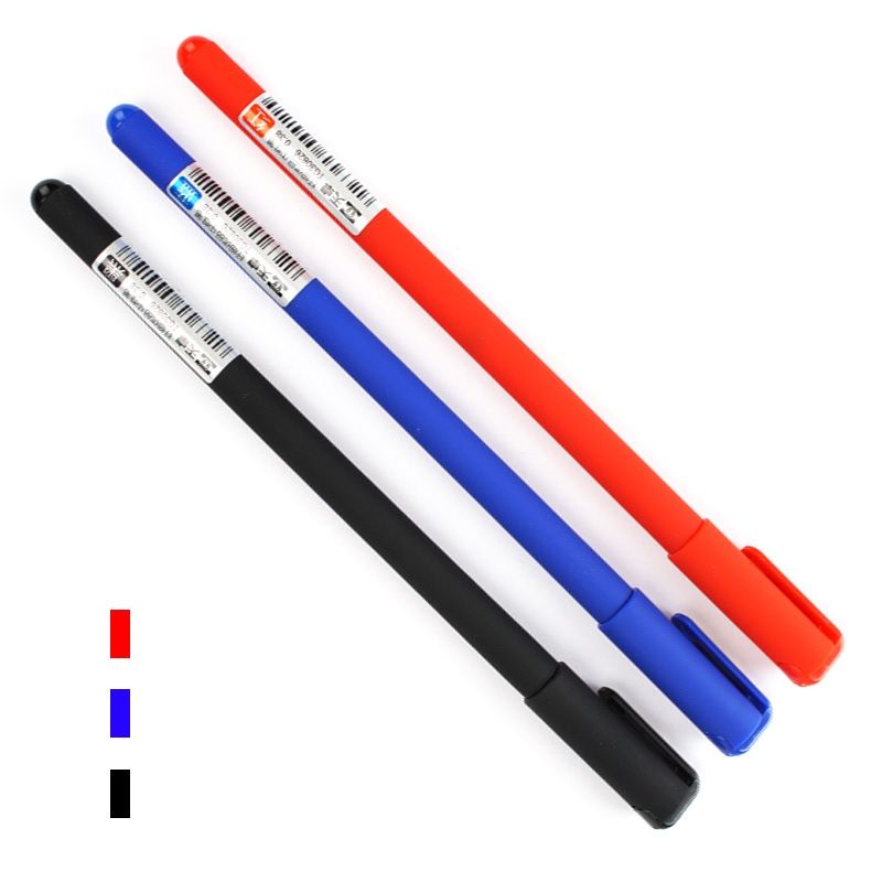Black Gel Pen Student Exam Wri - Office Stationery Supply Business ulasan dan harga