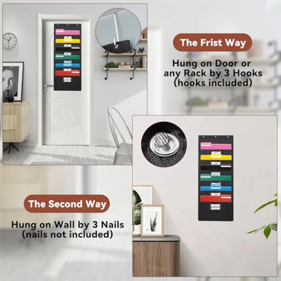 Black Hanging Wall File Organi - File Folder Hanging ulasan dan harga