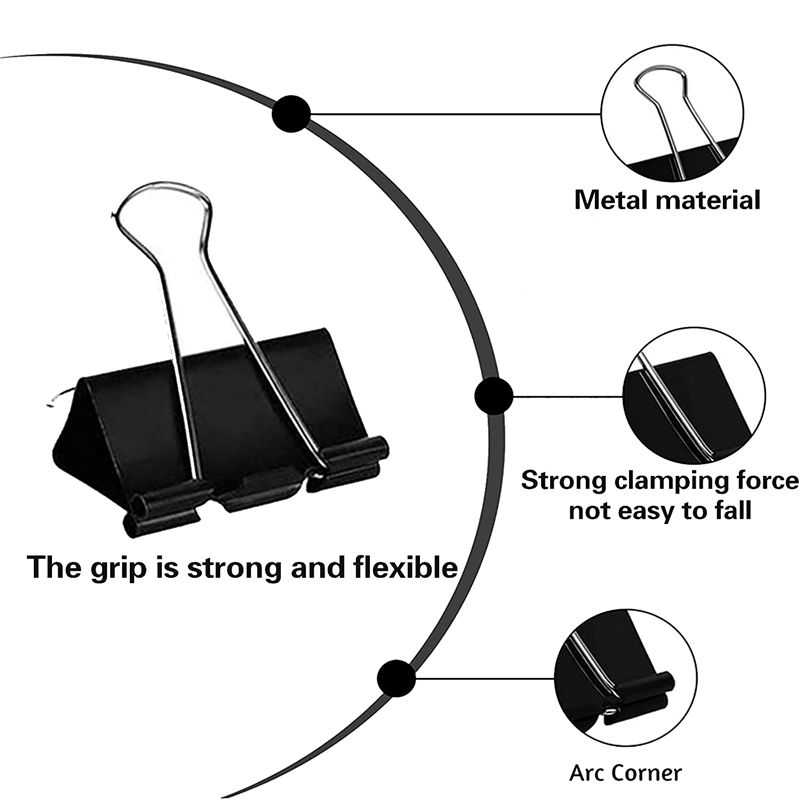 【2026 TOP Global】Binder Clips  - Binder Clip Assorted ulasan dan harga