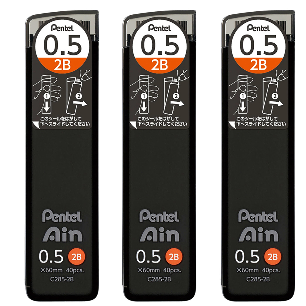 Pack of 3 - Pentel Ain Mechani - Pentel Pen Energel ulasan dan harga