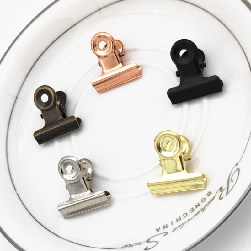 20PCS/Set 21mm*23mm Round Meta - Binder Clip Assorted ulasan dan harga