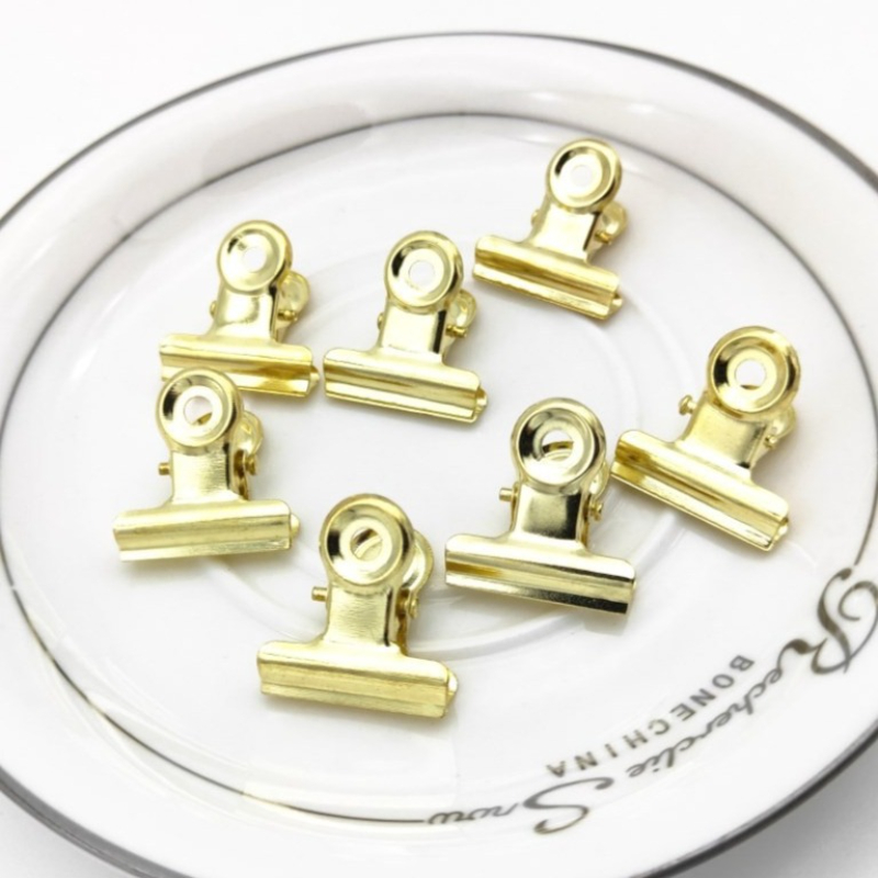 20PCS/Set 21mm*23mm Round Meta - Binder Clip Assorted ulasan dan harga