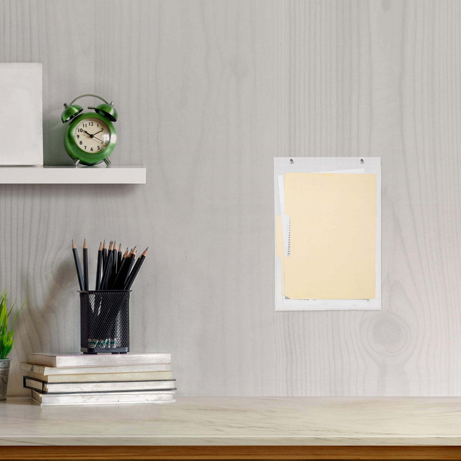 Clear Wall Mounted Acrylic Mag - File Folder Hanging ulasan dan harga