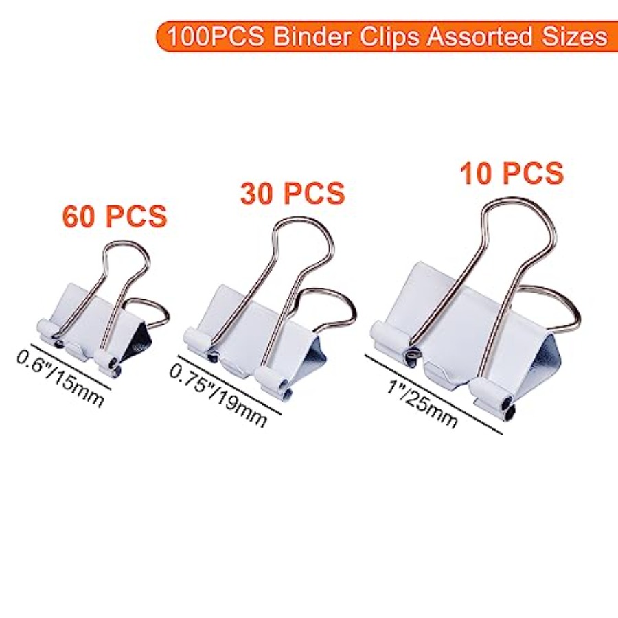Binder Clips Assorted Sizes, W - Binder Clip Assorted ulasan dan harga