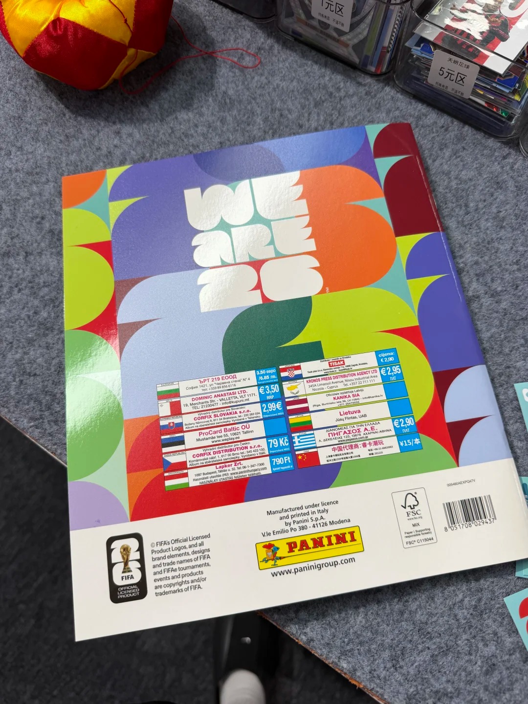 In Stock Panini 2026 FIFA Worl - Cardstock Paper Pack ulasan dan harga