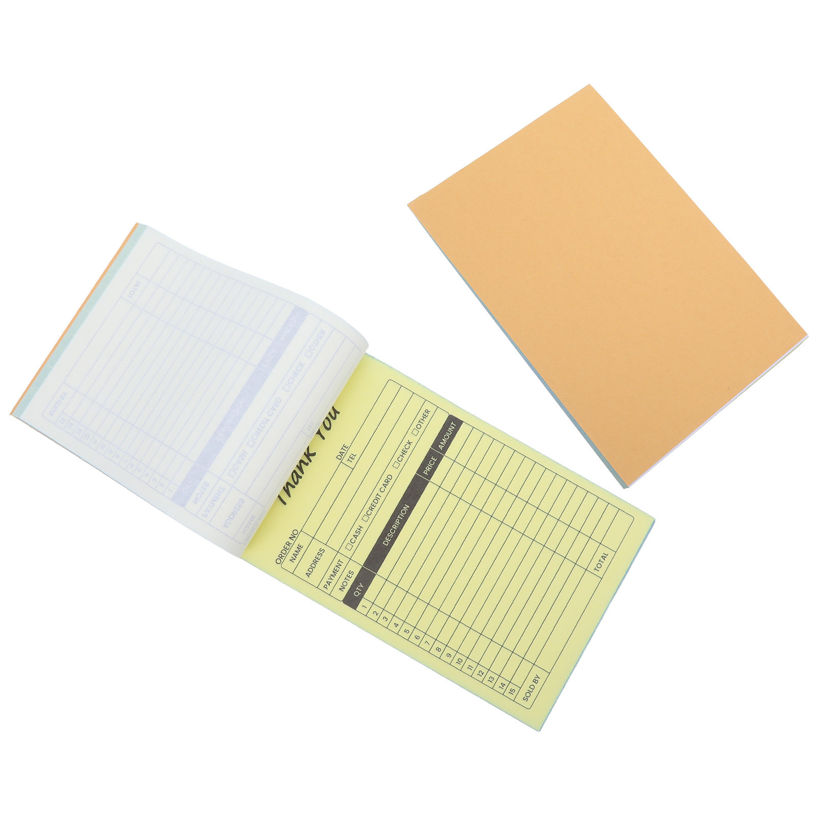 2Pcs Order Invoice Book 2-Part - Carbon Copy Book ulasan dan harga