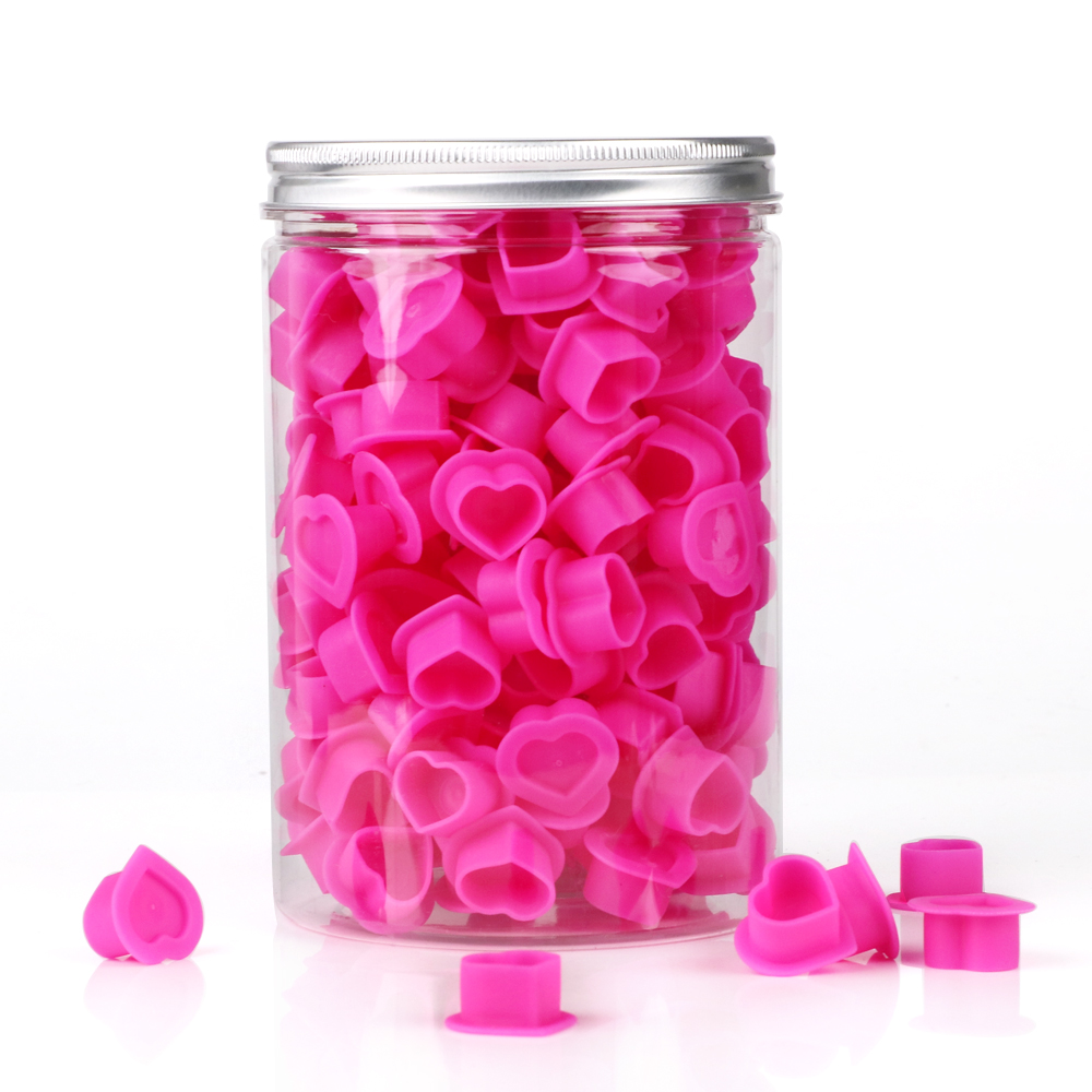 200pcs Tattoo Ink Cup Heart-Sh - Calligraphy Ink Bottle ulasan dan harga