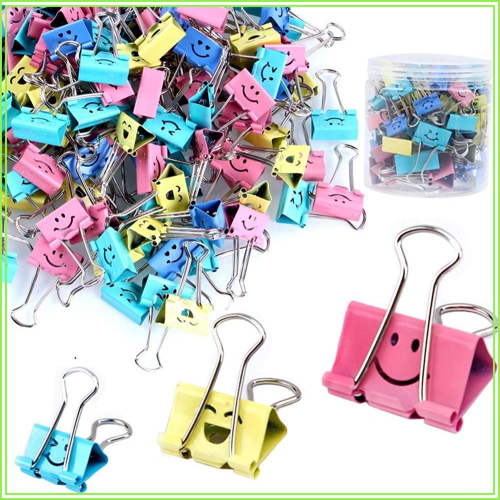 80Pcs Assorted Binder Clips, C - Binder Clip Assorted ulasan dan harga