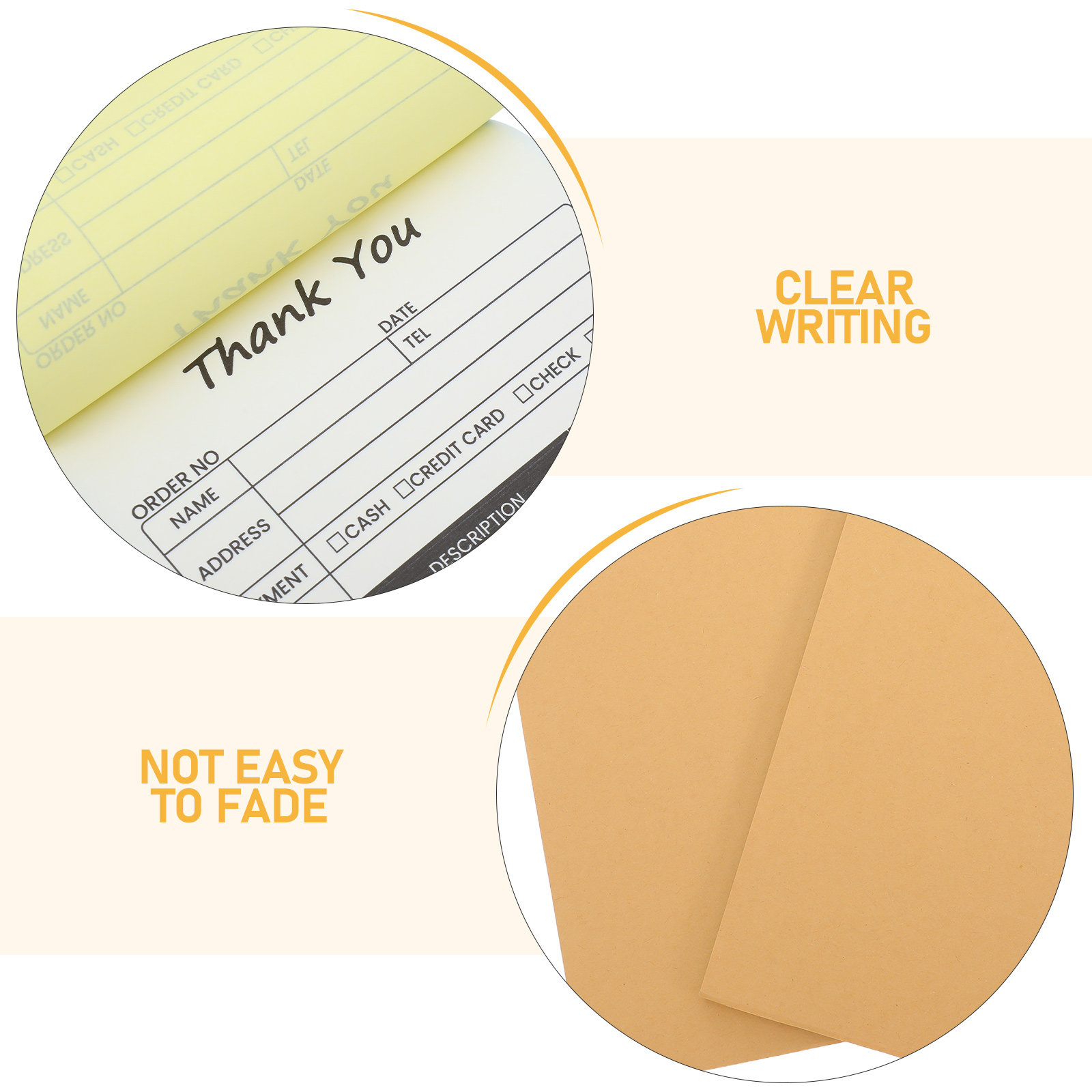 2Pcs 2-Part Receipt Book with  - Carbon Copy Book ulasan dan harga