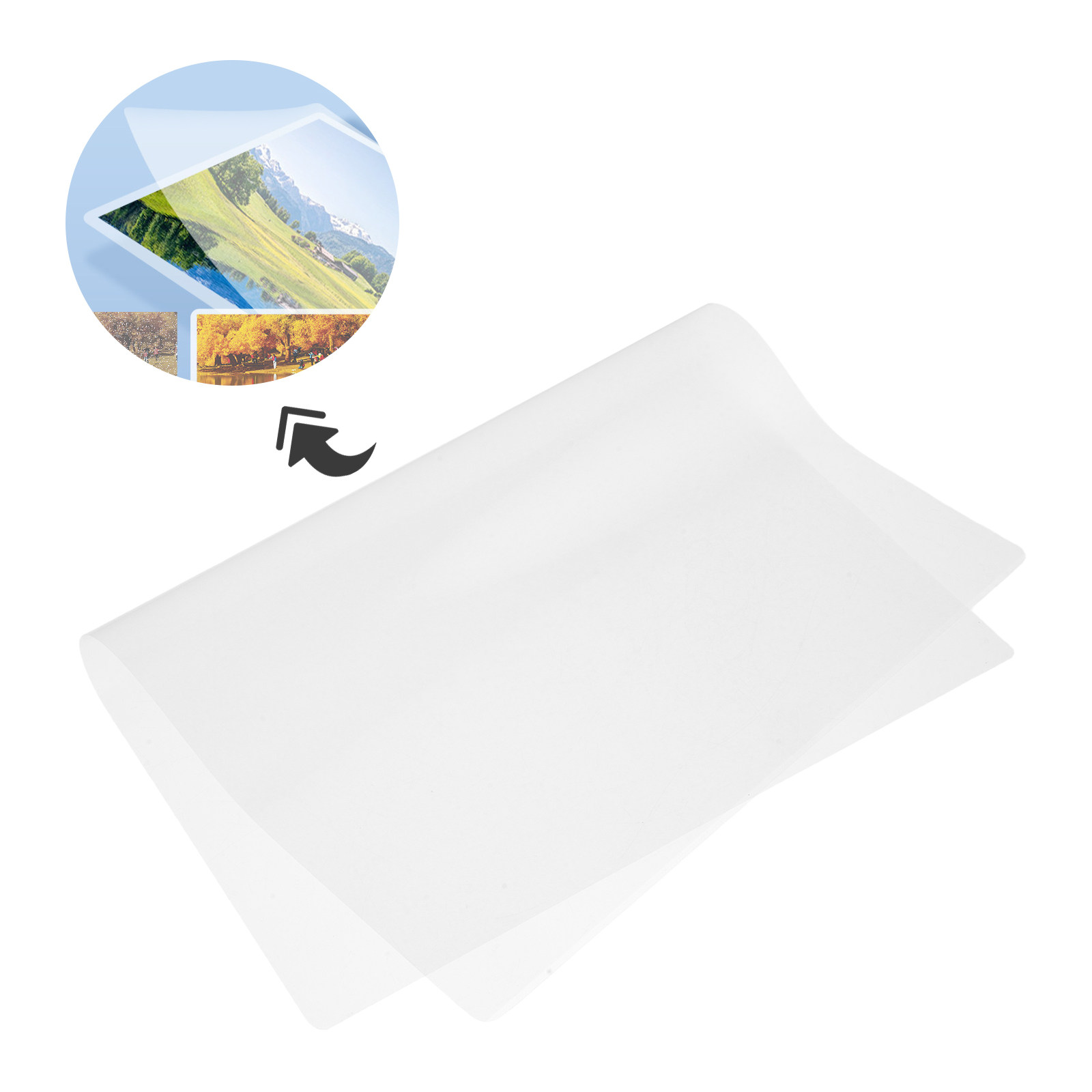 100Sheets A4 Thermal Laminatin - Document Laminator Pouch ulasan dan harga