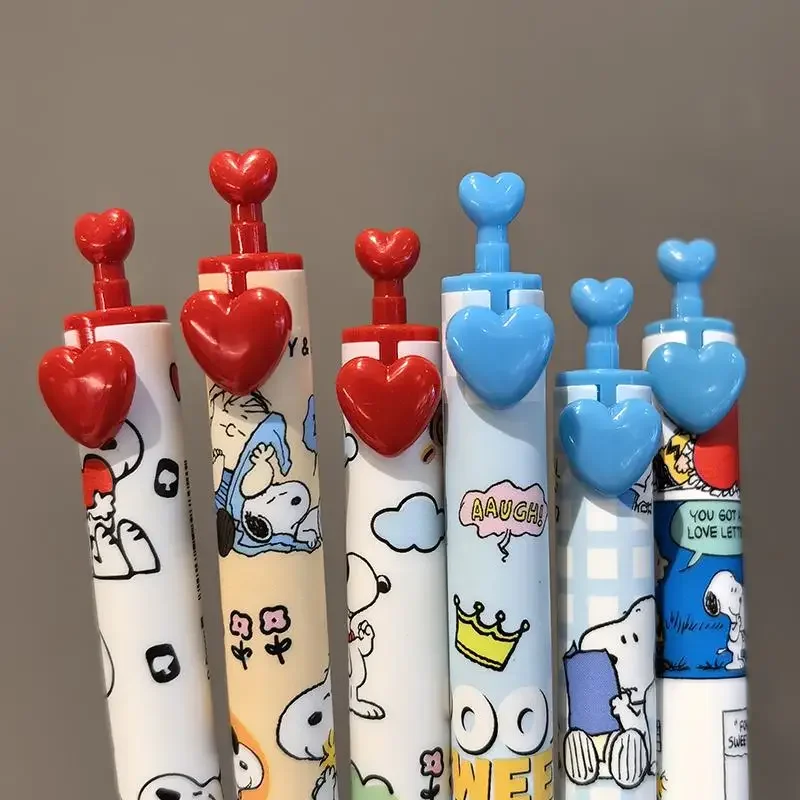 6 Pcs Snoopy Gel Pen Set 0.5mm - Gel Ink Pen Set ulasan dan harga