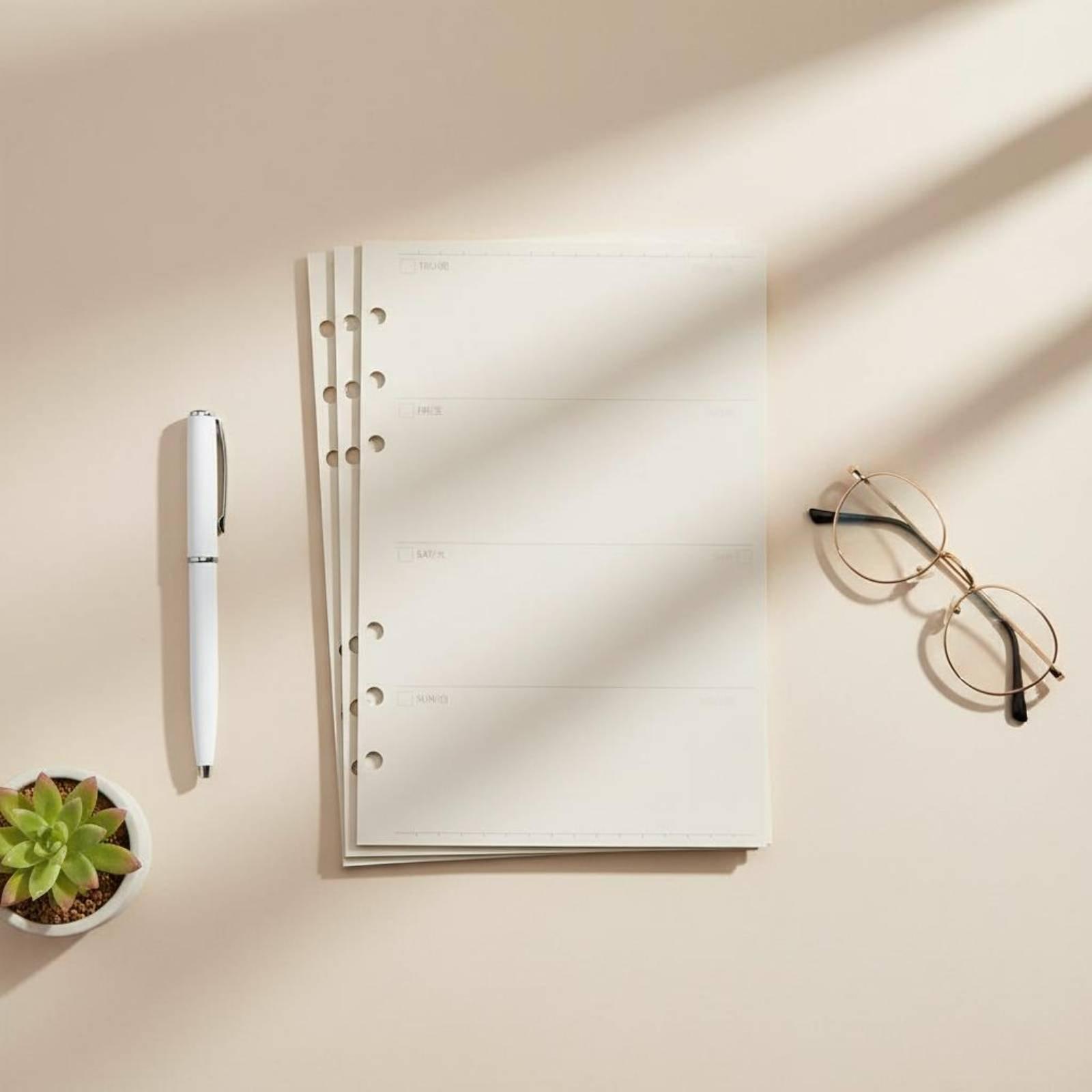 Loose Leaf Refill Standard Bin - Planner Weekly Budget ulasan dan harga