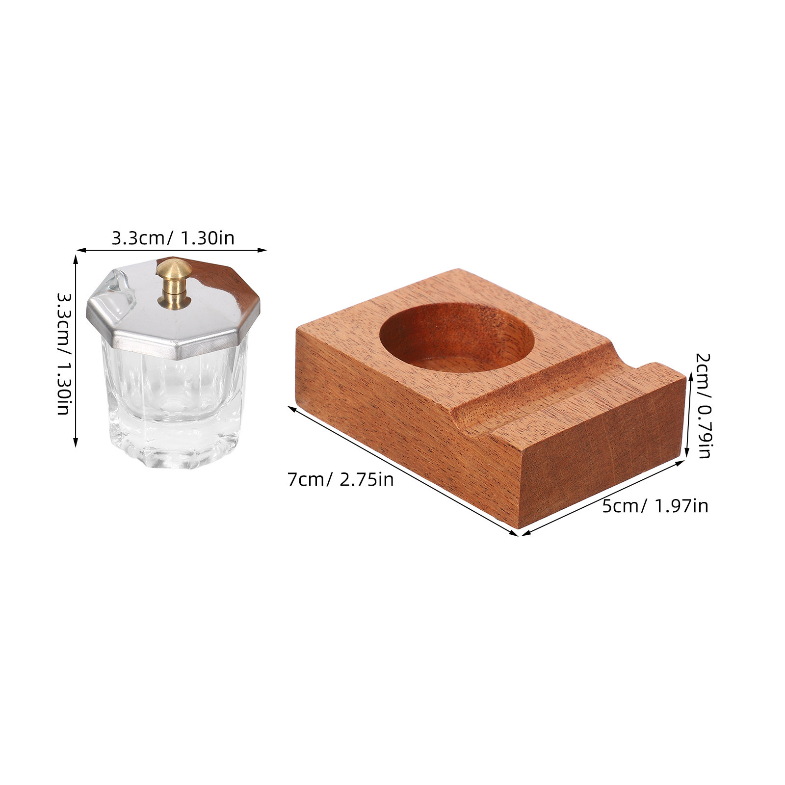 1Set Wooden Pen Stand Calligra - Calligraphy Ink Bottle ulasan dan harga
