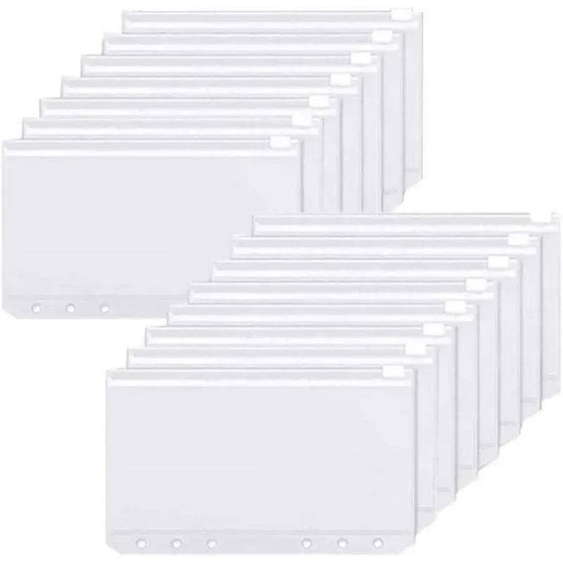 6-30PCS Binder Pockets A6 6-Ho - Planner Weekly Budget ulasan dan harga