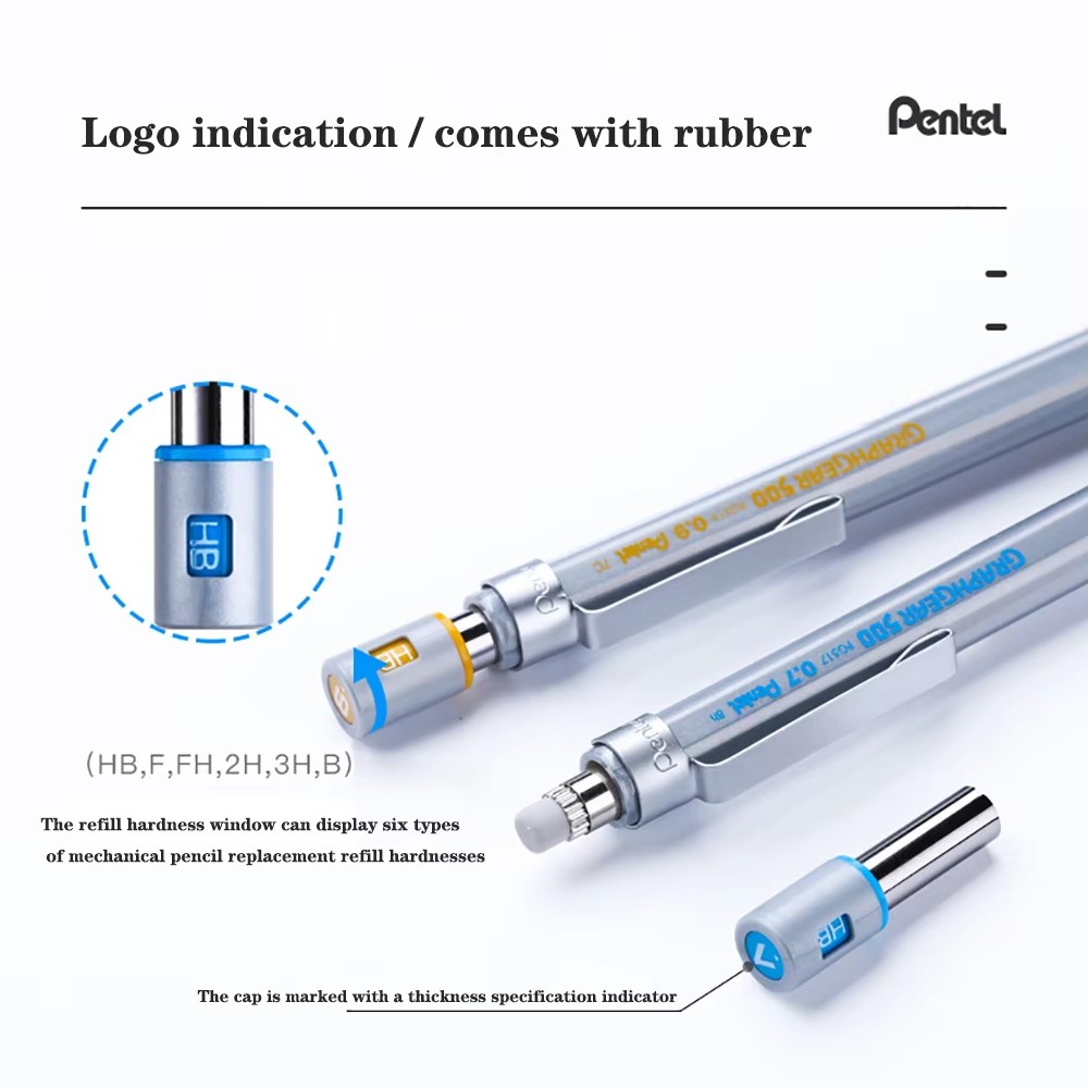 1pc Pentel Graphgear 500 Draft - Pentel Pen Graphgear ulasan dan harga